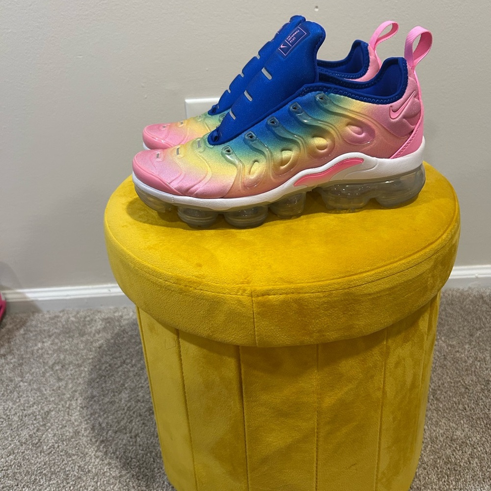 Nike Pink and Blue Sneakers